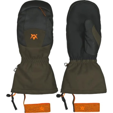 RĘKAWICE ALASKA ciepłe Tundra Mittens wodoodporne brązowe