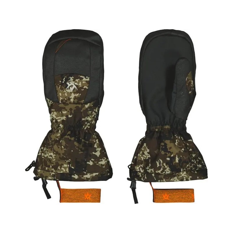 RĘKAWICE ALASKA ciepłe Tundra Mittens wodoodporne kamuflaż BlindTech Forest