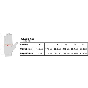 RĘKAWICZKI ALASKA myśliwskie Chaser Stretch BlindTech Forest elastyczne softshell