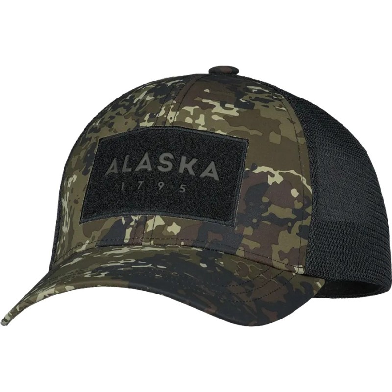 CZAPKA ALASKA myśliwska Trucker BlindTech Forest Black uniwersalna z daszkiem