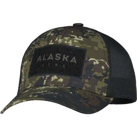 CZAPKA ALASKA myśliwska Trucker BlindTech Forest Black uniwersalna z daszkiem