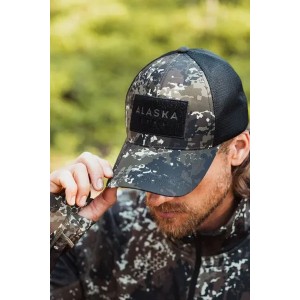 CZAPKA ALASKA myśliwska Trucker BlindTech Forest Black uniwersalna z daszkiem