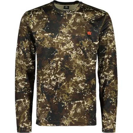 KOSZULKA ALASKA myśliwska T-shirt, CoolDry MS LS BlindTech Forest koszulka techniczna z długim rękawem