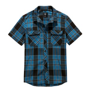 Koszula męska Brandit Roadstar krótki rękaw indygo