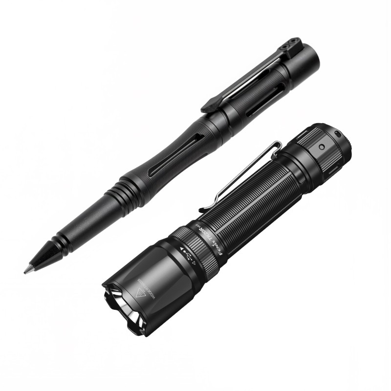 Latarka taktyczna LED Fenix TK20R V2.0 czarna plus długopis T5 gratis