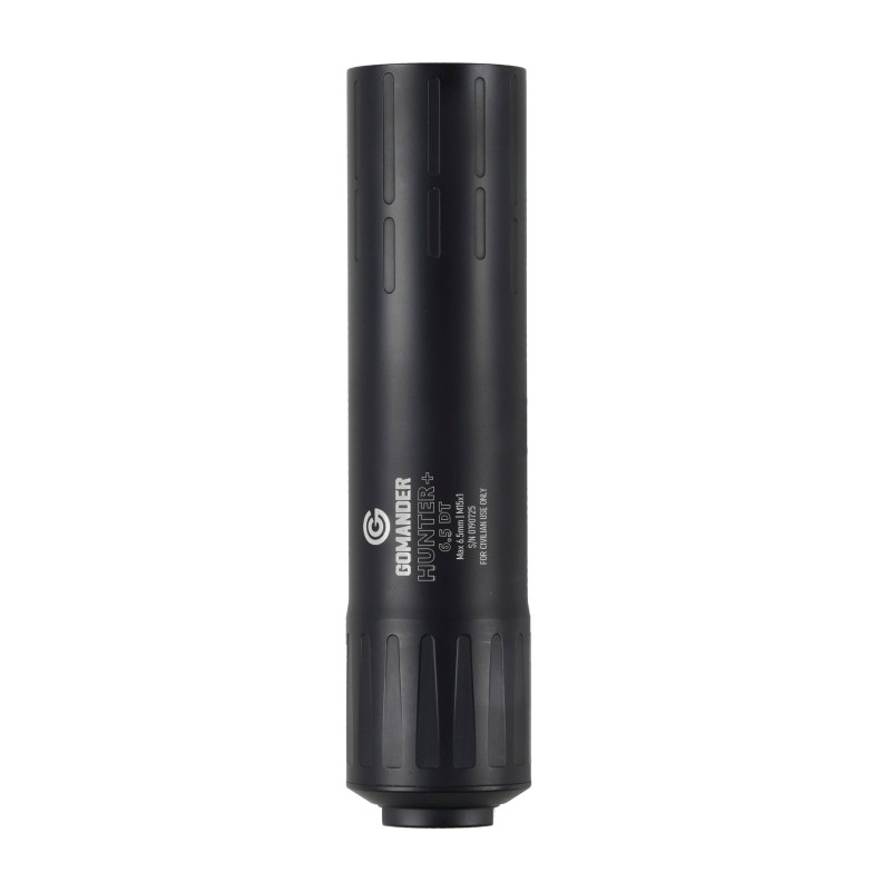 Tłumik do broni myśliwskiej Gomander Hunter 6,5 DT gen2 M15x1 czarny
