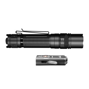 Zestaw latarek LED Fenix PD36R Pro i E03R V2.0 szara