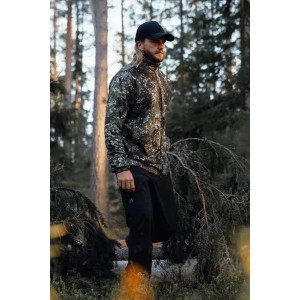 BLUZA ALASKA myśliwska, lekka kurtka polarowa ThermoDry Ms BlindTech Forest