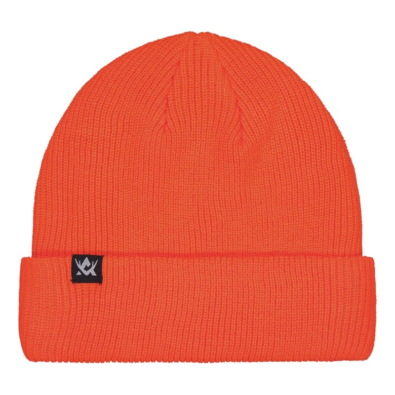 CZAPKA ALASKA z wełny z merynosów orange