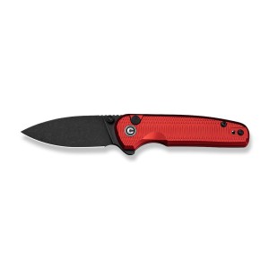 Nóż CIVIVI Mini Shakan Nitro-V Red Aluminum