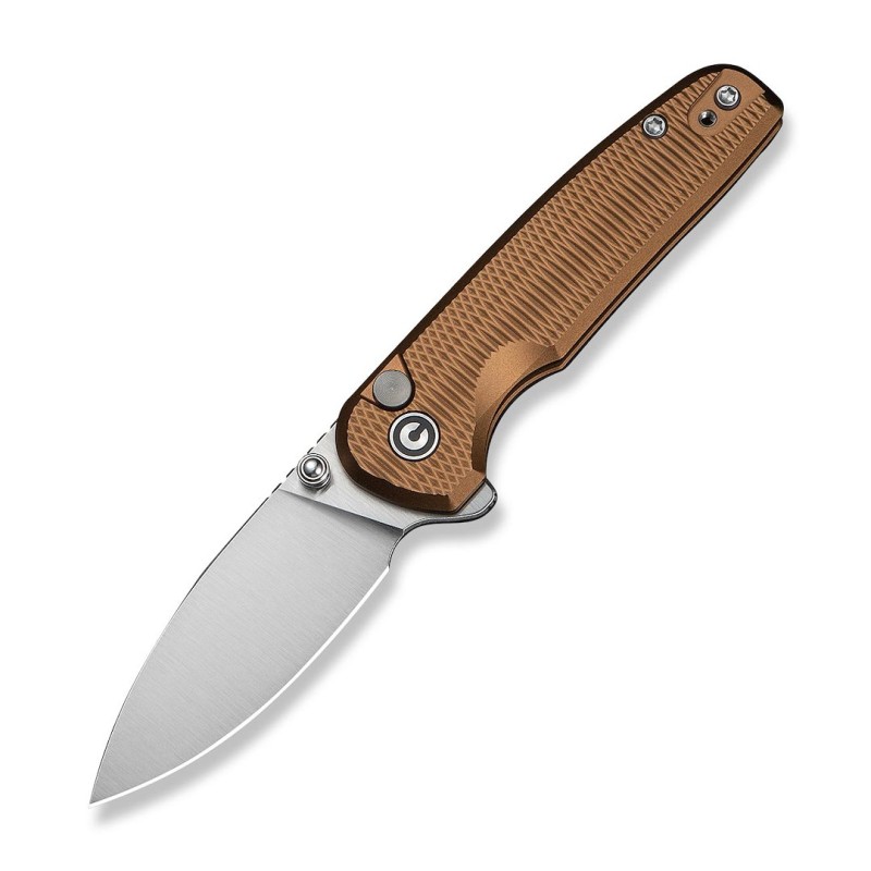 Nóż CIVIVI Mini Shakan Nitro-V Coyote Brown Alum