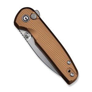 Nóż CIVIVI Mini Shakan Nitro-V Coyote Brown Alum