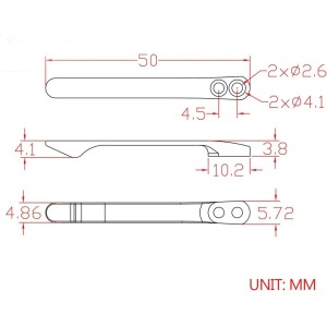 Klips CIVIVI Titanium z 6 śrubkami T001C