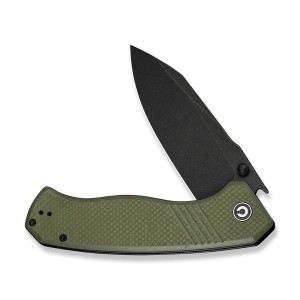 Nóż CIVIVI Placoid 14C28N G10 Green Black Blade
