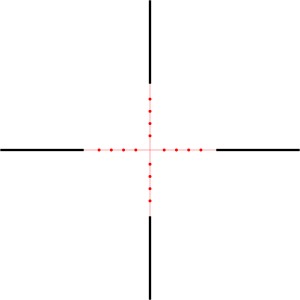 Luneta celownicza Hawke Vantage 1" 3-9x40 AO IR Mil Dot