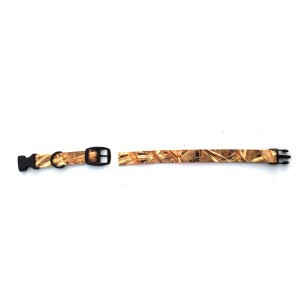 Obroża HUNTER dla psa myśliwskiego camo/orange dwustronna