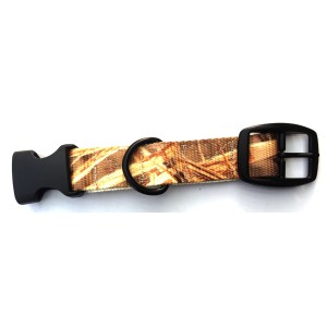 Obroża HUNTER dla psa myśliwskiego camo/orange dwustronna