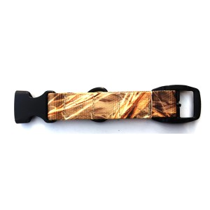Obroża HUNTER dla psa myśliwskiego camo/orange dwustronna
