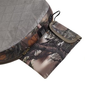 SIEDZISKO myśliwskie HUNTER podgrzewane, wędkarskie poduszka lekkie na zimowe polowania camo