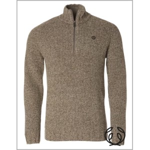 SWETER Chevalier Groby Half Zip Wool Men sweter 80% owcza wełna