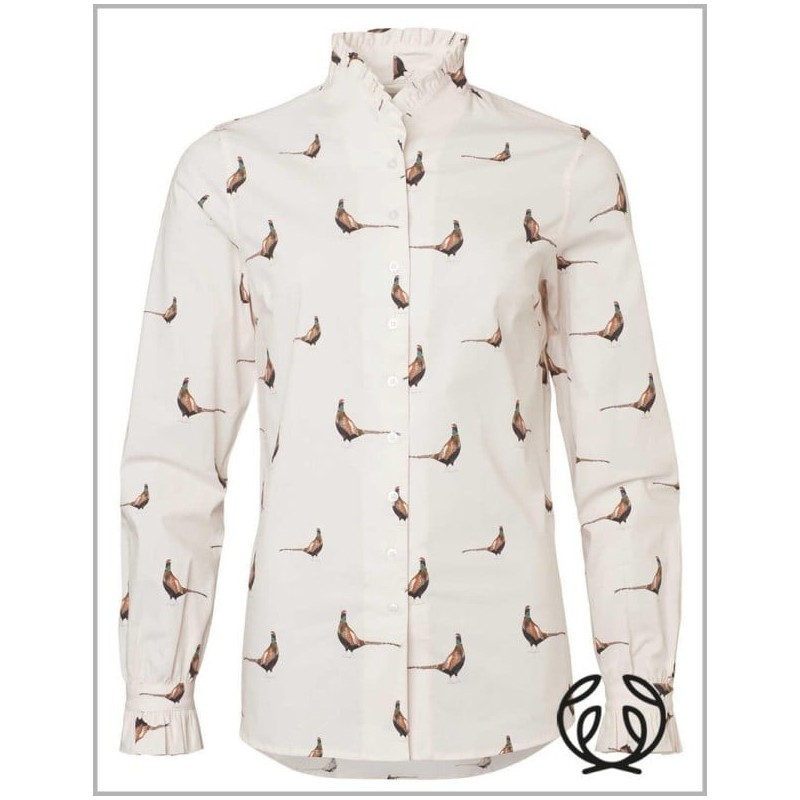 KOSZULA Chevalier damska Blair Shooting Fit Shirt Women damska koszula z bażantami