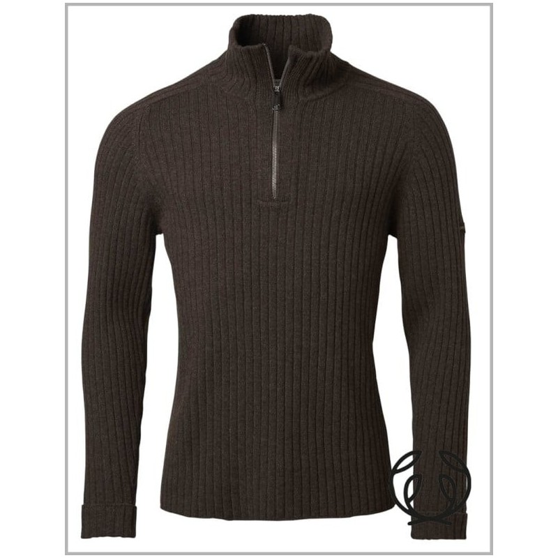 SWETER Chevalier Antony half zip Wool Pullover 80% wełna
