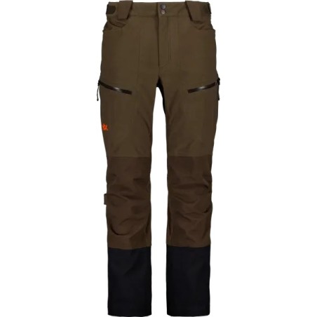 SPODNIE ALASKA myśliwskie, Predator Pro Brown Black z membraną