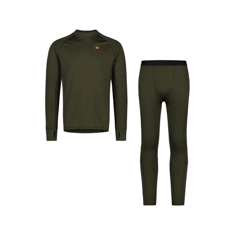 BIELIZNA TERMOAKTYWNA ALASKA Cooldry Ms Base Layer  Night Green bielizna termalna komplet