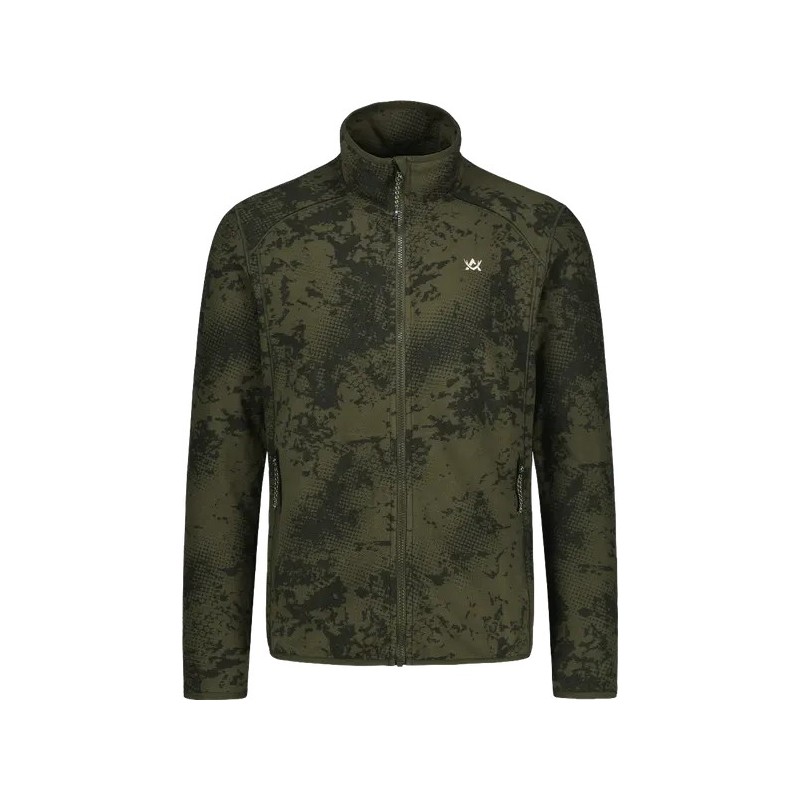 KURTKA ALASKA myśliwska, bluza polarowa Kodiak Ms Night Green Blur  uniwersalna