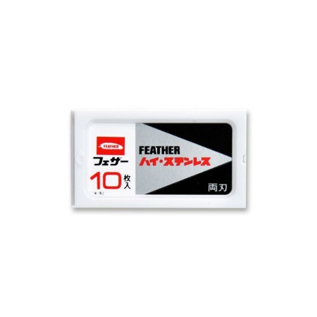 10 żyletek Feather FH-10 z podwójną krawędzią