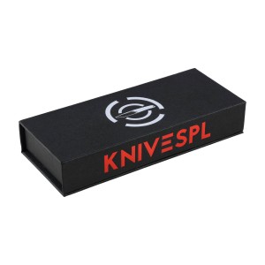 Nóż składany KNIVESPL The First Sandvik 14C28N, zielone G10, czarna powłoka PVD