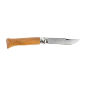Nóż składany Opinel 8 carbon buk w blistrze