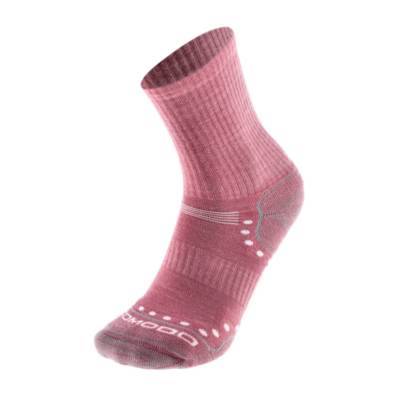 Skarpety Comodo Alpaca Merino wool Light Hiker STAL różowe