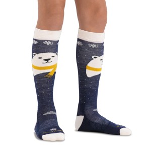 Skarpety dziecięce Darn Tough Polar Bear Blue