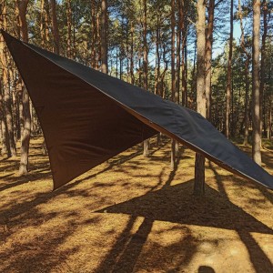 Tarp TigerWood 3 m x 4 m czarny