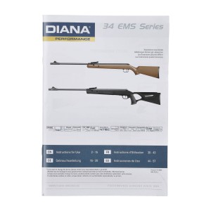 Wiatrówka Diana 34 EMS syntetyk czarna 4,5 mm