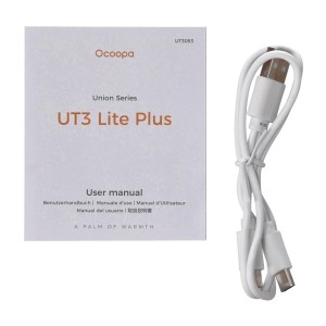 Ogrzewacz elektroniczny do rąk Ocoopa UT3 Lite czarny w kwiatki