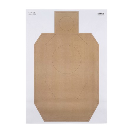 Tarcza strzelecka IDPA - pakiet 50 szt.