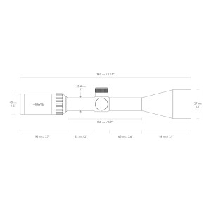 Luneta celownicza Hawke Vantage 1" 3-9x50 IR Mil Dot
