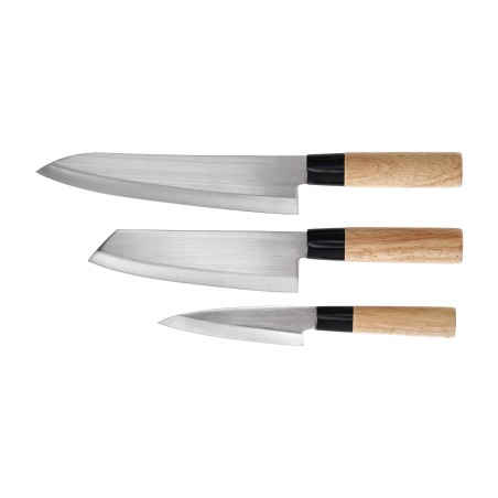 Zestaw noży kuchennych Satake Megumi Szefa kuchni / Santoku Bunka / nóż uniwersalny
