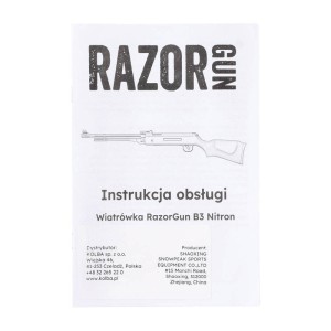 Wiatrówka RGun B3 Nitron 4,5 mm sprężyna gazowa