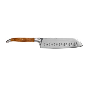 Nóż Laguiole Santoku Olive z deską do krojenia