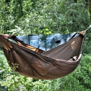 Hamak Flyhamak OutDoor II XL ciemnooliwkowy