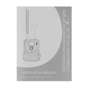 Kamera fotopułapka B4Hunt X7 GSM + panel solarny + karta pamięci 32 GB