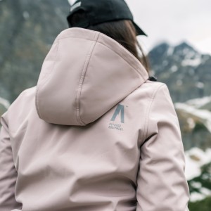 Kurtka damska Alpinus Softshell Bergamo pudrowy róż