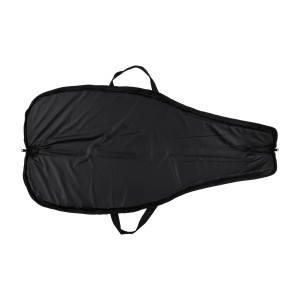 Pokrowiec na broń Forsport 125 cm - czarny, haft beżowa tarcza, biza czarna