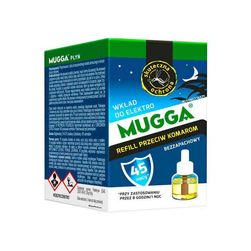 Wkład do elektrofumigatora Mugga 45 nocy 35ml