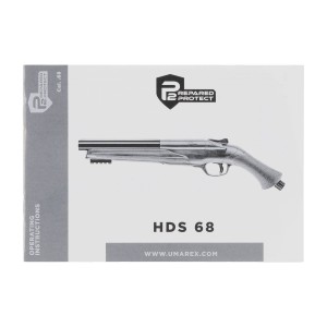Strzelba na kule gumowe P2P HDS 68 kal. 68 CO2 pomarańczowa