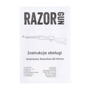 Wiatrówka RGun B3 Nitron 5,5 mm sprężyna gazowa