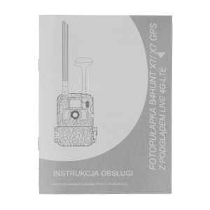 Kamera fotopułapka B4Hunt X7 GSM + pozycjonowanie GPS + panel solarny + karta pamięci 32 GB